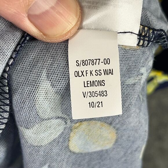 Old‎ Navy Dress Girls Extra Large Blue Swing Jersey-Knit Floral Short Sleeve - Picture 6 of 10